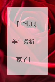 “七只羊”搬新家了