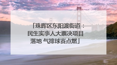 珠晖区东阳渡街道：民生实事人大票决项目落地 气排球赛点燃
