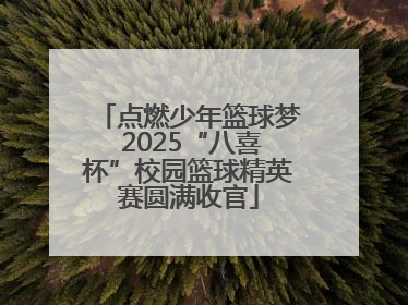 点燃少年篮球梦 2025“八喜杯”校园篮球精英赛圆满收官
