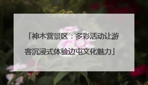 神木营景区：多彩活动让游客沉浸式体验边屯文化魅力