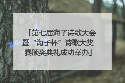 第七届海子诗歌大会暨“海子杯”诗歌大奖赛颁奖典礼成功举办