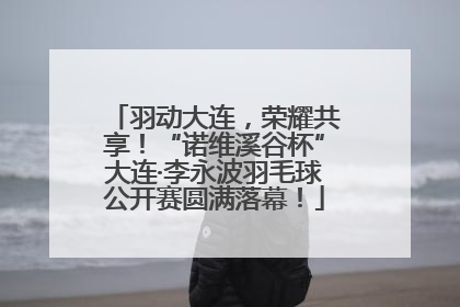 羽动大连，荣耀共享！“诺维溪谷杯”大连·李永波羽毛球公开赛圆满落幕！