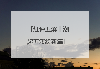 红评五溪丨潮起五溪绘新篇