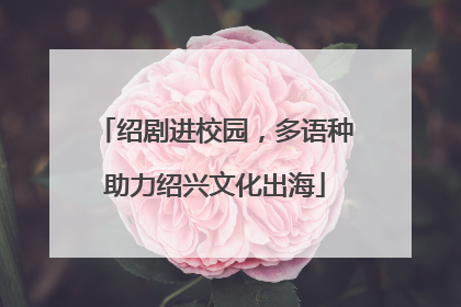 绍剧进校园，多语种助力绍兴文化出海