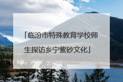 临汾市特殊教育学校师生探访乡宁紫砂文化