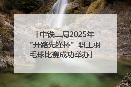 中铁二局2025年“开路先锋杯”职工羽毛球比赛成功举办