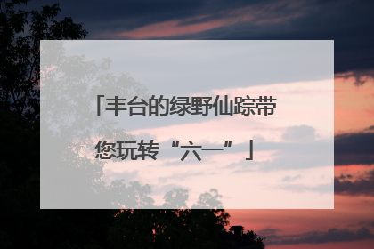 丰台的绿野仙踪带您玩转“六一”