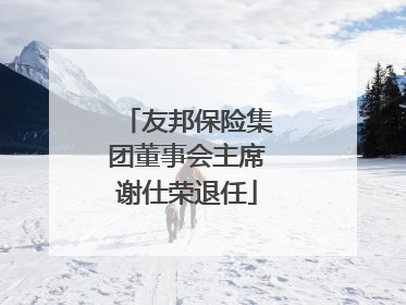友邦保险集团董事会主席谢仕荣退任
