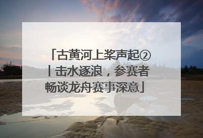 古黄河上桨声起②丨击水逐浪，参赛者畅谈龙舟赛事深意