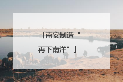 南安制造“再下南洋”