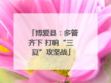 博爱县：多管齐下 打响“三夏”攻坚战