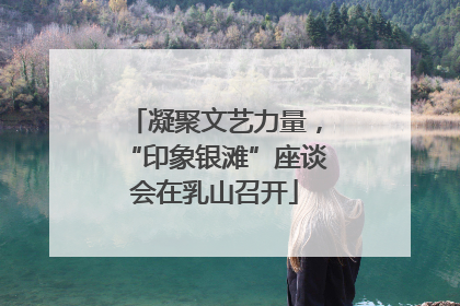 凝聚文艺力量，“印象银滩”座谈会在乳山召开