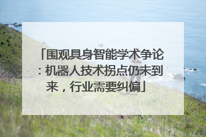 围观具身智能学术争论：机器人技术拐点仍未到来，行业需要纠偏