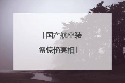 国产航空装备惊艳亮相