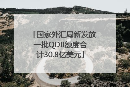 国家外汇局新发放一批QDII额度合计30.8亿美元
