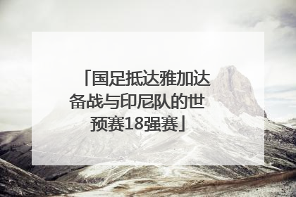 国足抵达雅加达备战与印尼队的世预赛18强赛