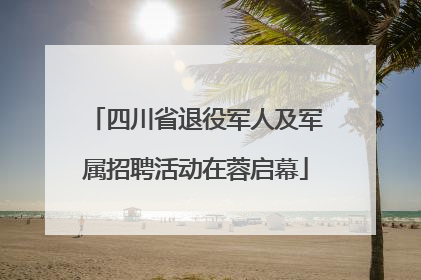 四川省退役军人及军属招聘活动在蓉启幕