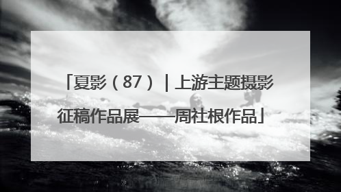 夏影（87）｜上游主题摄影征稿作品展——周社根作品