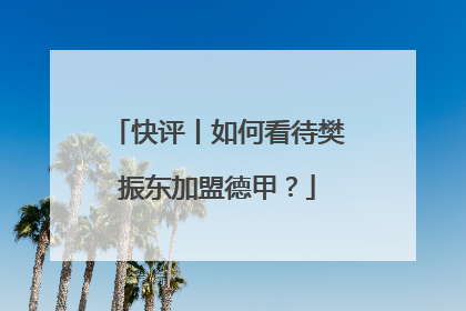 快评丨如何看待樊振东加盟德甲？
