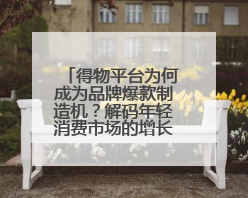 得物平台为何成为品牌爆款制造机？解码年轻消费市场的增长密码