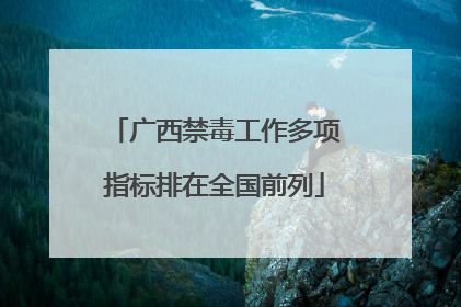 广西禁毒工作多项指标排在全国前列