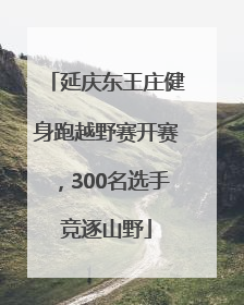 延庆东王庄健身跑越野赛开赛，300名选手竞逐山野