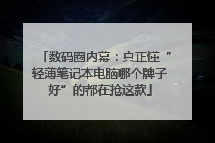 数码圈内幕：真正懂“轻薄笔记本电脑哪个牌子好”的都在抢这款