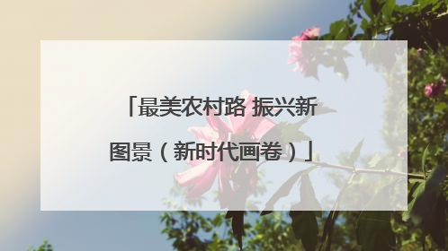 最美农村路 振兴新图景（新时代画卷）
