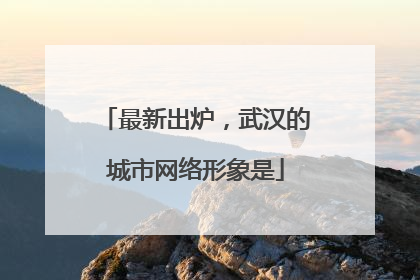最新出炉，武汉的城市网络形象是
