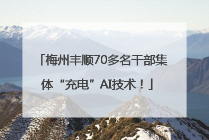 梅州丰顺70多名干部集体“充电”AI技术！