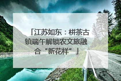 江苏如东：栟茶古镇端午解锁农文旅融合“新花样”