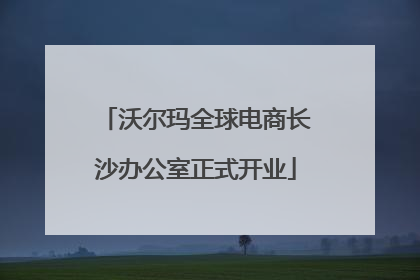 沃尔玛全球电商长沙办公室正式开业