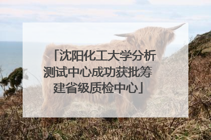 沈阳化工大学分析测试中心成功获批筹建省级质检中心