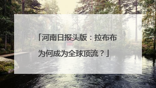 河南日报头版：拉布布为何成为全球顶流？