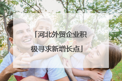 河北外贸企业积极寻求新增长点