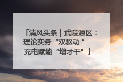 清风头条｜武陵源区：理论实务“双驱动 ” 充电赋能“增才干”