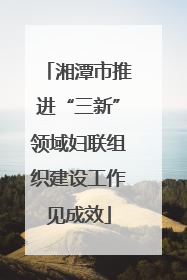 湘潭市推进“三新”领域妇联组织建设工作见成效