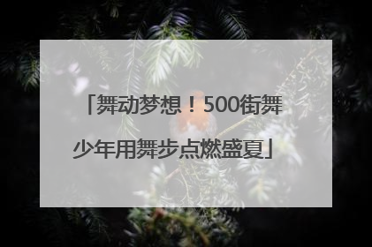 舞动梦想！500街舞少年用舞步点燃盛夏