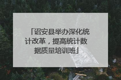 诏安县举办深化统计改革，提高统计数据质量培训班