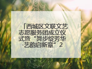 西城区文联文艺志愿服务团成立仪式暨“舞步绽芳华·艺韵启新章”2025年舞蹈大赛展演圆满举办