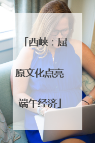 西峡：屈原文化点亮端午经济