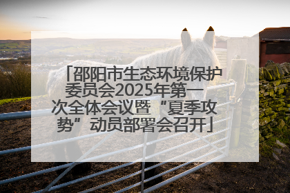邵阳市生态环境保护委员会2025年第一次全体会议暨“夏季攻势”动员部署会召开