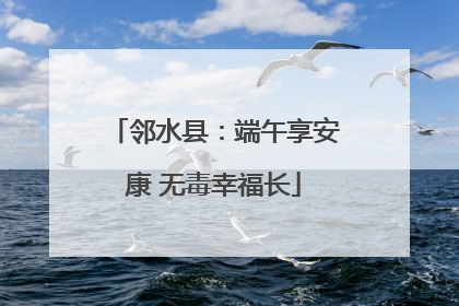 邻水县：端午享安康 无毒幸福长