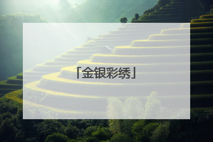 金银彩绣