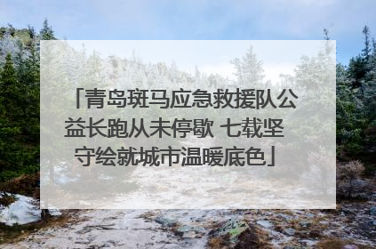 青岛斑马应急救援队公益长跑从未停歇 七载坚守绘就城市温暖底色
