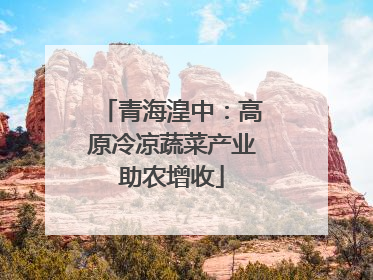 青海湟中：高原冷凉蔬菜产业助农增收