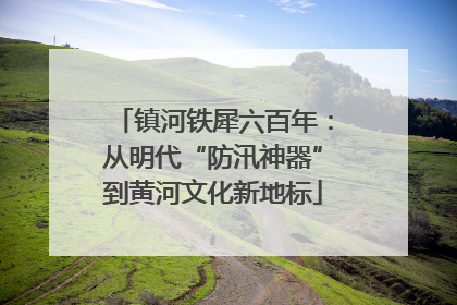 镇河铁犀六百年：从明代“防汛神器”到黄河文化新地标