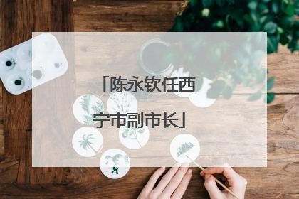 陈永钦任西宁市副市长