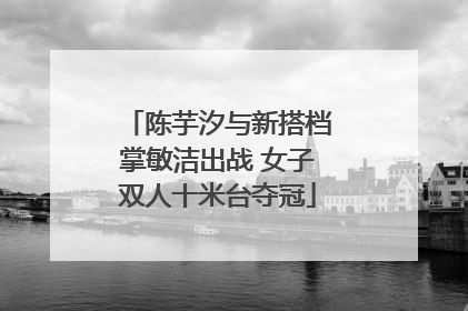 陈芋汐与新搭档掌敏洁出战 女子双人十米台夺冠