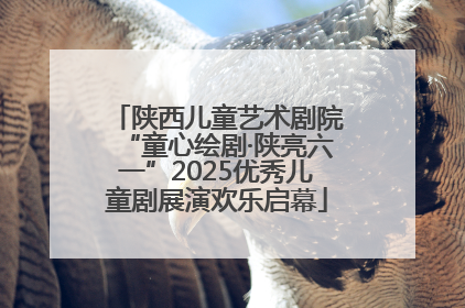 陕西儿童艺术剧院“童心绘剧·陕亮六一”2025优秀儿童剧展演欢乐启幕